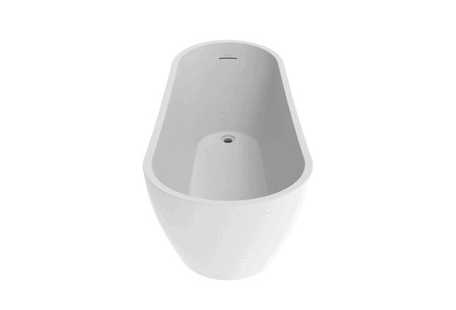 Accent Double Ended Square Freestanding Bath 1700 360 view